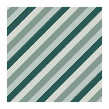 5x rollen inpakpapier/cadeaupapier strepen petrol/blauw 200 x 70 cm