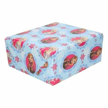 Inpakpapier/cadeaupapier disney frozen elsa & anna 200 x 70 cm