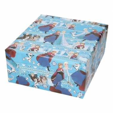 Inpakpapier/cadeaupapier disney frozen elsa en anna 200 x 70 cm
