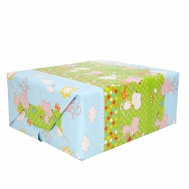 Inpakpapier muisjes 200 x 70 cm