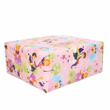 Inpakpapier prinses en ridder 200 x 70 cm