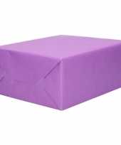 1x rol kraft inpakpapier paars 200 x 70 cm