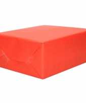 1x rol kraft inpakpapier rood 200 x 70 cm