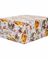 1x rollen inpakpapier cadeaupapier disney ducktales stripfoto 200 x 70 cm