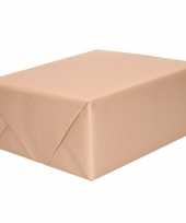 2x luxe inpakpapier cadeaupapier oud roze zijdeglans 150 x 70 cm