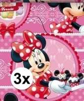 3x disney inpakpapier minnie cupcake 200 x 70 cm op rol