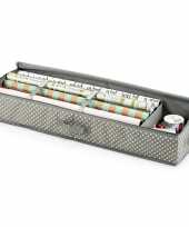 Cadeauverpakking inpakpapier organizer tas 2 vaks 30 x 90 cm