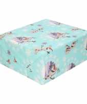 Inpakpapier cadeaupapier disney frozen olaf 200 x 70 cm groen