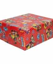 Inpakpapier cadeaupapier disney mickey mouse 200 x 70 cm rood