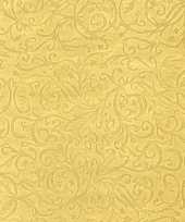 Inpakpapier cadeaupapier goud klassiek design 150 x 70 cm