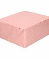 Inpakpapier cadeaupapier holografisch roze sterren 150 x 70 cm