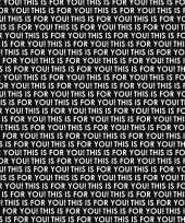 Inpakpapier cadeaupapier this is for you 200 x 70 cm