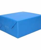 Inpakpapier dubbelzijdig rood blauw 200 x 70 cm