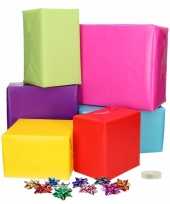 Inpakpapier voor multi kleuren s pakket
