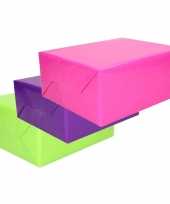 Inpakpapier voordeelset 3 rollen van 70 x 200 cm 10114943