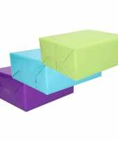 Inpakpapier voordeelset 3 rollen van 70 x 200 cm 10114945