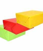 Inpakpapier voordeelset 3 rollen van 70 x 200 cm 10114946