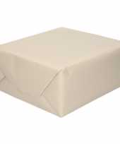 Luxe inpakpapier cadeaupapier champagne zijdeglans 150 x 70 cm