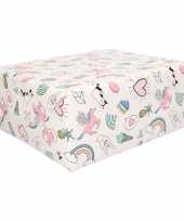 Regenboog inpak papier 50 x 500 cm