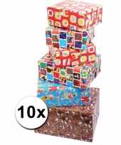 Voordelige inpakpapier sinterklaas 10x